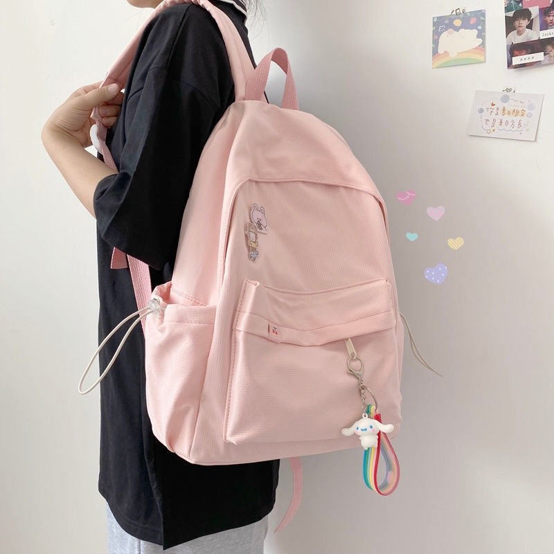 Accessory Fashion TSCfashion Japanese Ins Girl Schoolbag Female Korean Multi-color Cute Soft Backpack Student Trendy... - Image 5