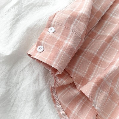 Versatile Multi korean style women ladies long sleeve vintage plaid shirt blouse baju wanita lengan panjang Purpose - Image 2