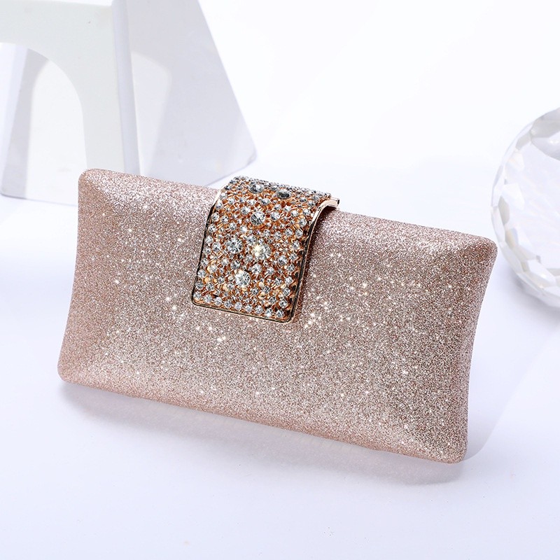 Trendy Outdoor Banquet Bag Ladies Classy Cheongsam Clutch Rhinestone Wallet Dress Dinner - Image 5