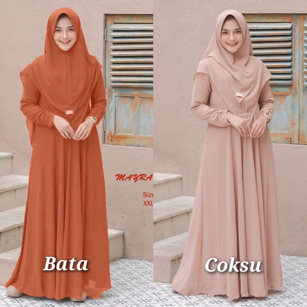 Reliable Essential Gamis SYARI JILBAB 2layer SIZE M L XL XXL XXXL 4XL SET POLOS MAXI DRESS Party Latest PREMIUM Quali... - Image 3