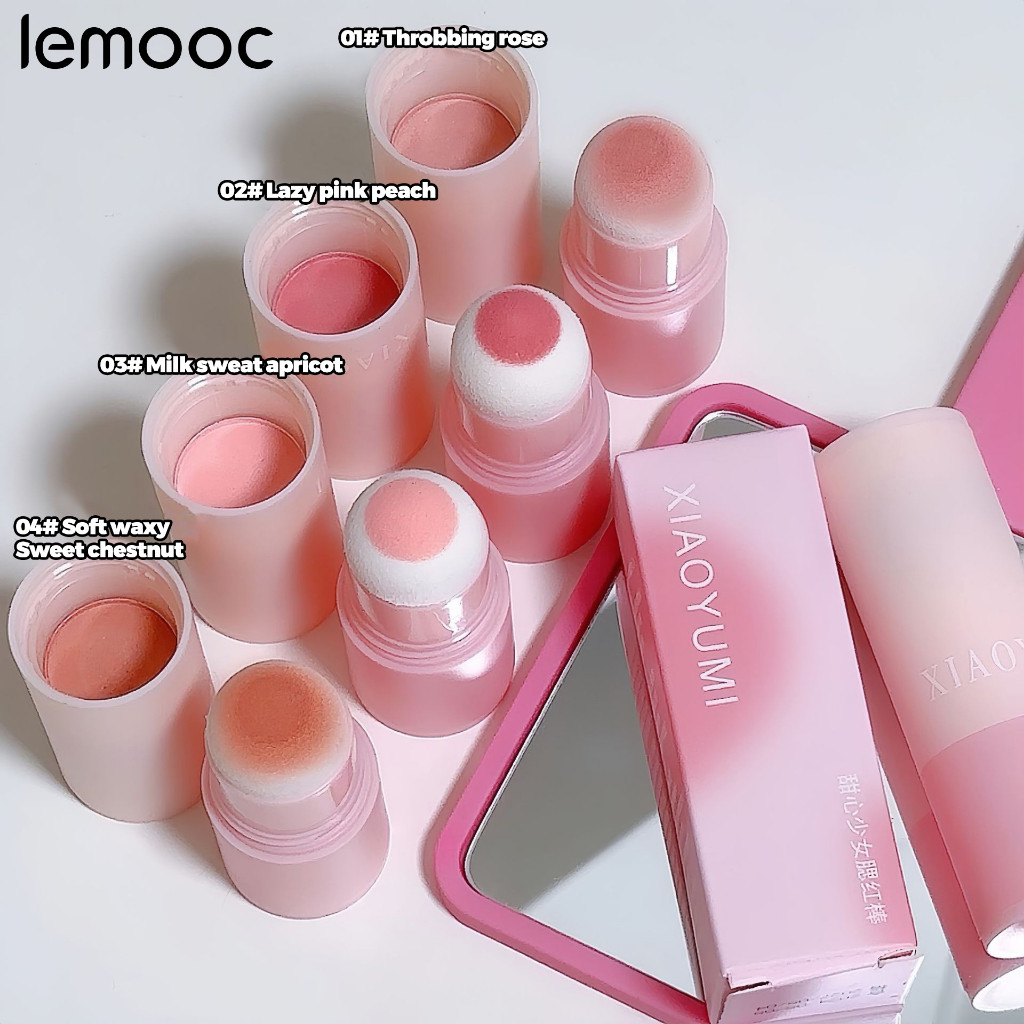 Brightening Blush Blush Stick Trend Lightweight And Skin-friendly Natural Gloss Pink Cute Natural Makeup Highlight Stick