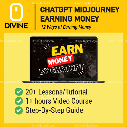 💎[Instant Delivery][Video Course] ChatGPT and Midjourney: 12 Ways of Earning Money. ChatGPT AI | ChatGpt Course ChatGpt