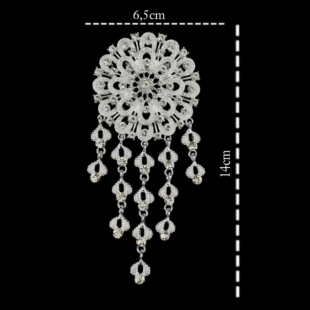 Multi Versatile Bros Kebaya Kutubaru / Bross Kutu baru /Bros Dada Pengantin Premium - Image 4