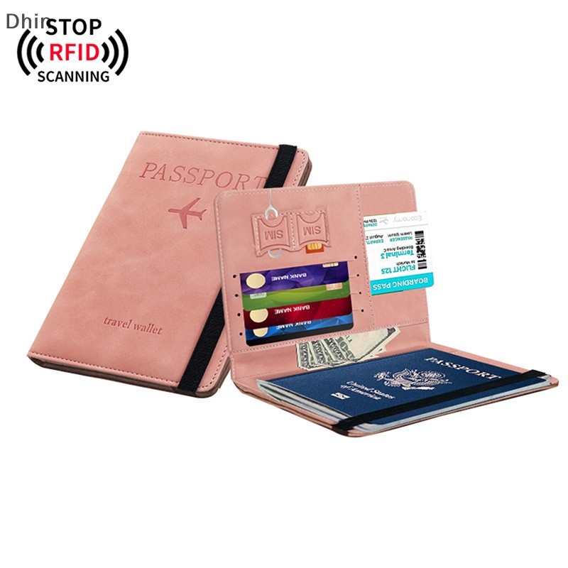Style Casual Women Men RFID Vintage Business Passport Covers Holder PU Leather Wallet Case COD - Image 4