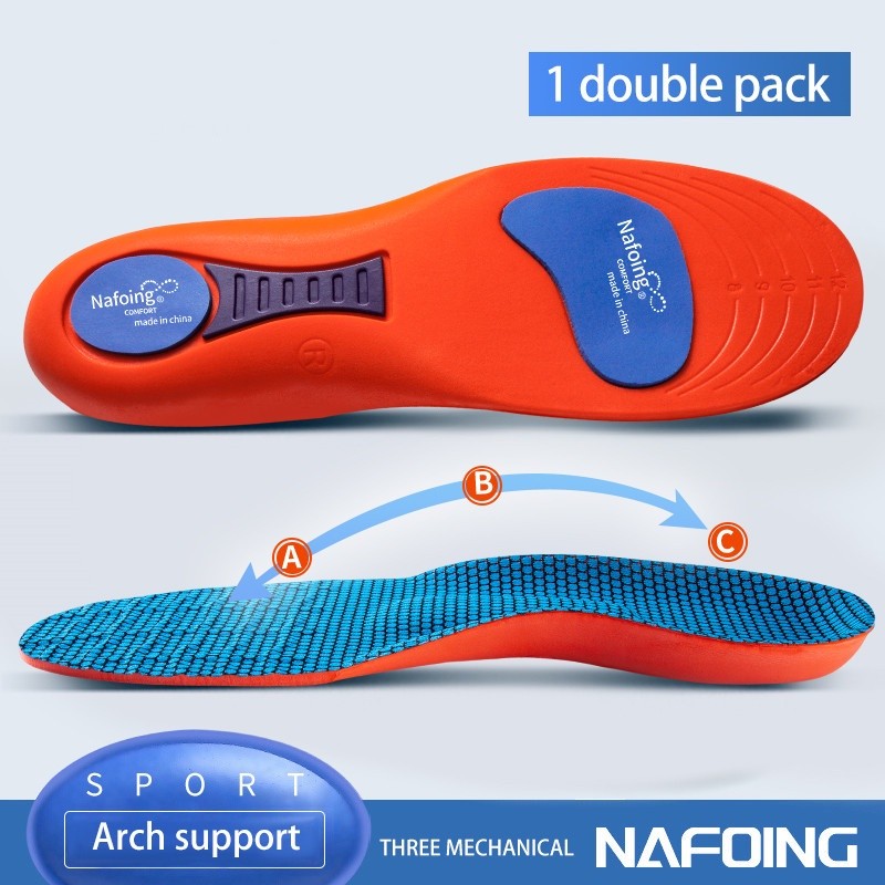 Breathable Running 1 Pair Sport Shock-absorbing Insole Shoes Arch Support Pads Men Women Walking Training - Image 4