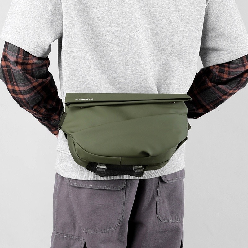 Daily Portable Sling Bag Men Waterproof 单肩包男 Crossbody Waist Chest Pouch Messenger Shoulder Beg Silang Lelaki... - Image 3