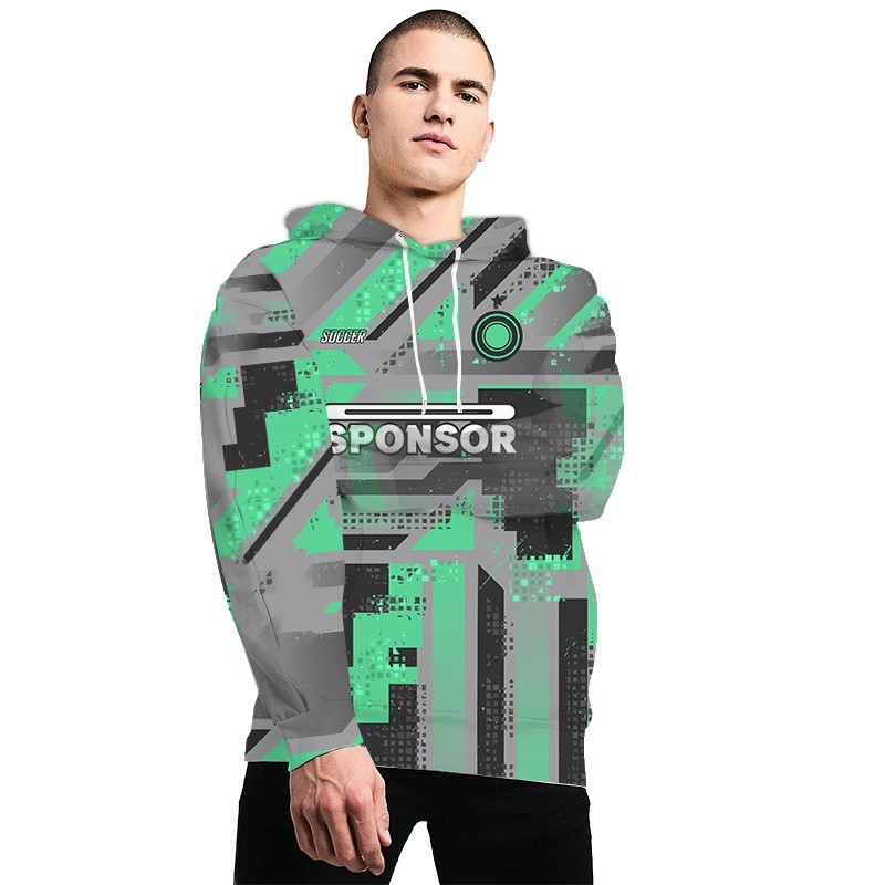 Have Quality Jersey 3D Digital Printed Hoodie Fashion Autumn Winter Hooded Sweatshirt Foreign Trade Cross-Border Supp... - Image 3
