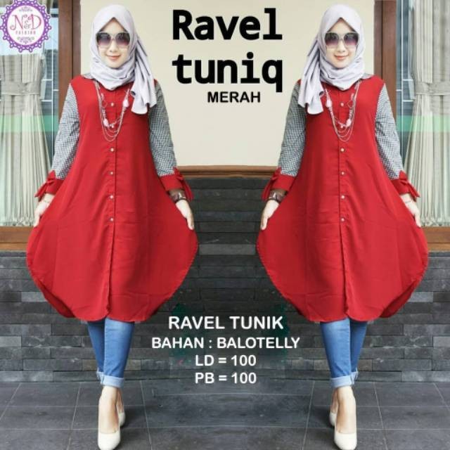 Must Essential Ravel Tunic Raya Aidil Fitri - Image 5