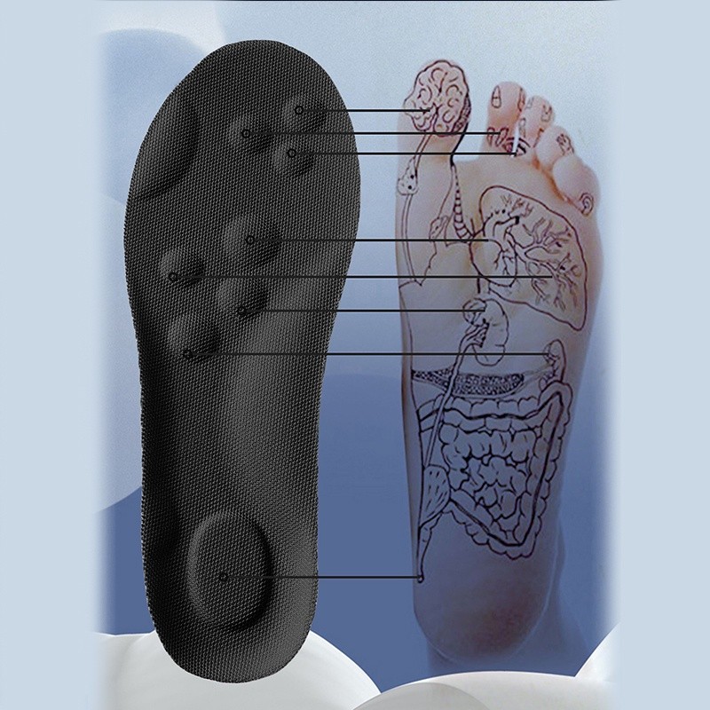 Running Active High Elasticity Latex Sport Insoles Soft Shoe Pads Arch Support Orthotic Breathable Deodorant Shock Ab... - Image 5
