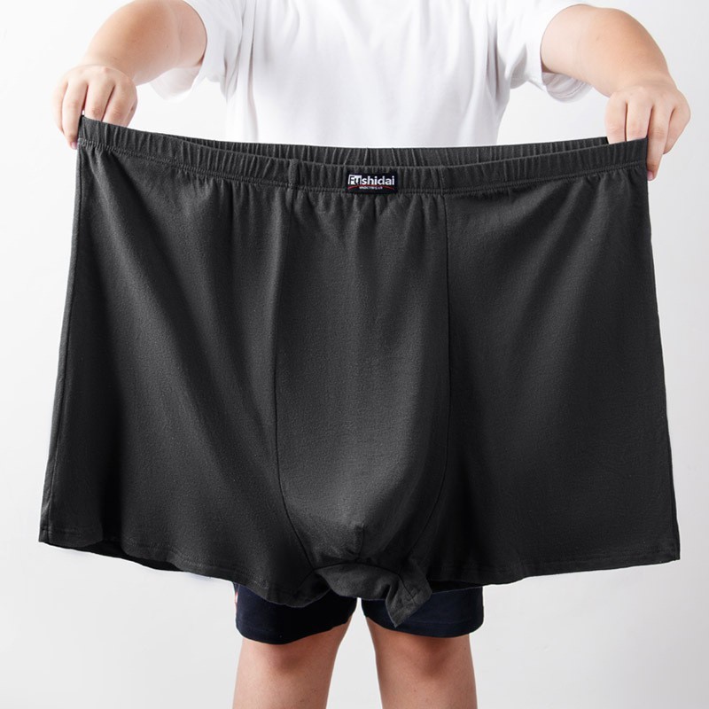 Reliable Essential Men's Plus size boxer 4XL 5XL 6XL 7XL 8XL 9XL10XL 100% cotton short briefs high-waist loose bottom... - Image 4