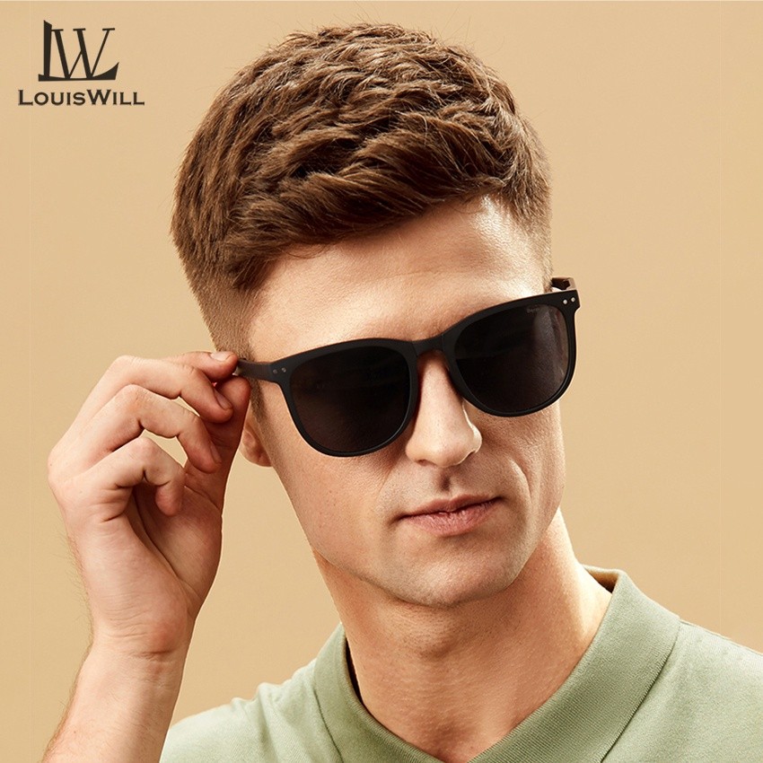 Versatile Durable LouisWill Men Women Sunglasses Foldable Lenses Driving Sport Outdoor Riding Cycli - Image 2