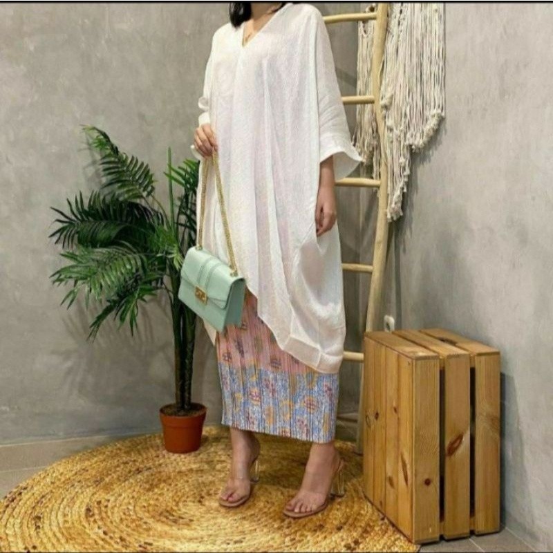 Durable Quality Bluose TUNIK VISCOS ARUNA Caftan (Only Top) Newest Essential - Image 3