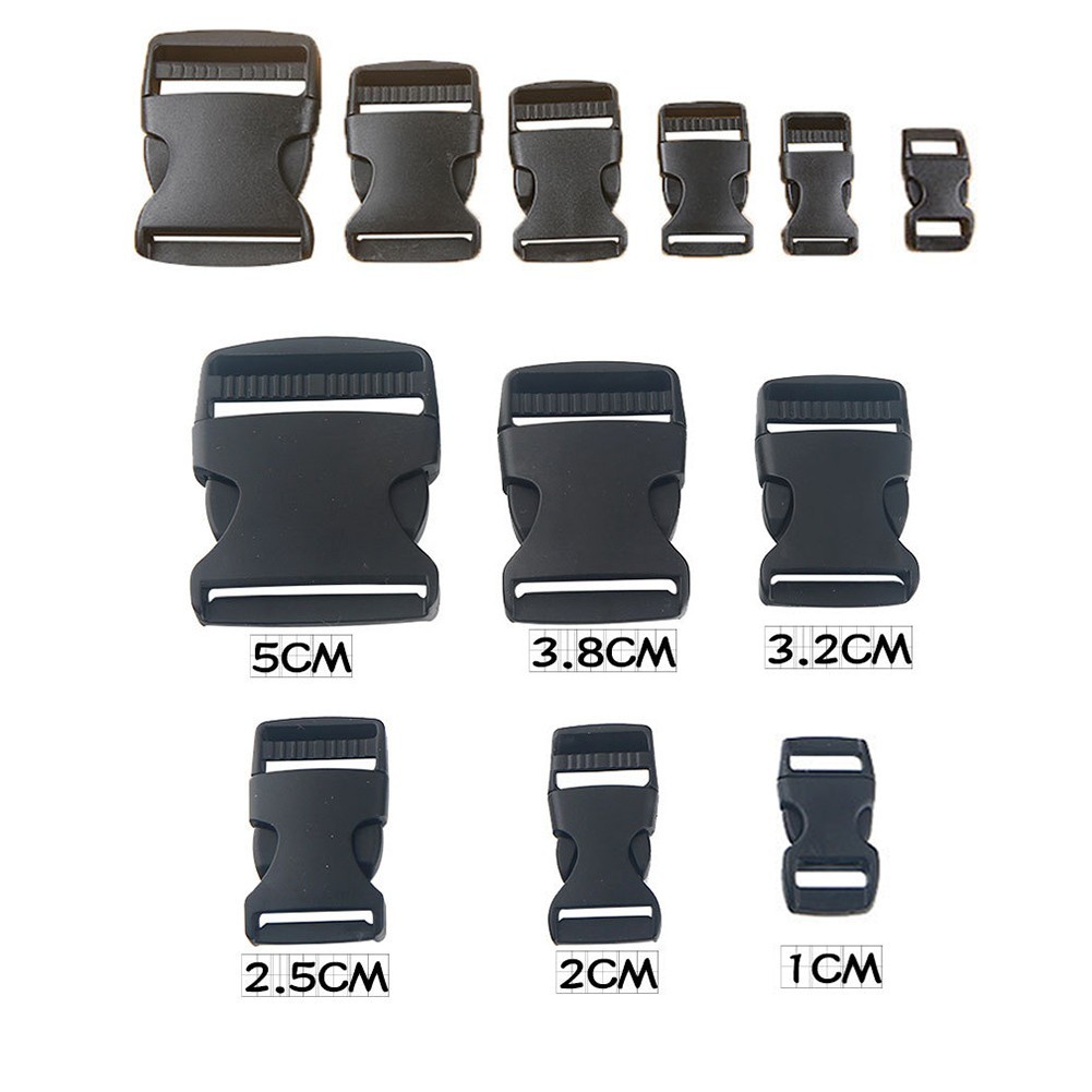 Have Purpose FALIFAP's Adaptable Black Plastic Buckles: Achieve Ideal Fit Adjustable from 10-50mm Versatile Quality - Image 2