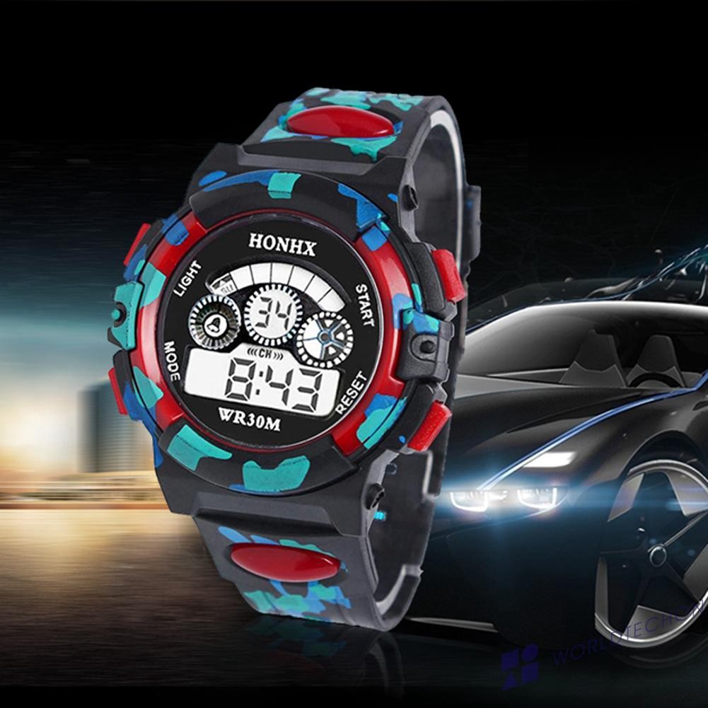 Casual Classic Outdoor Multifunction Waterproof Boy Sports Electronic Children Watches WO Sport Timepiece - Image 4