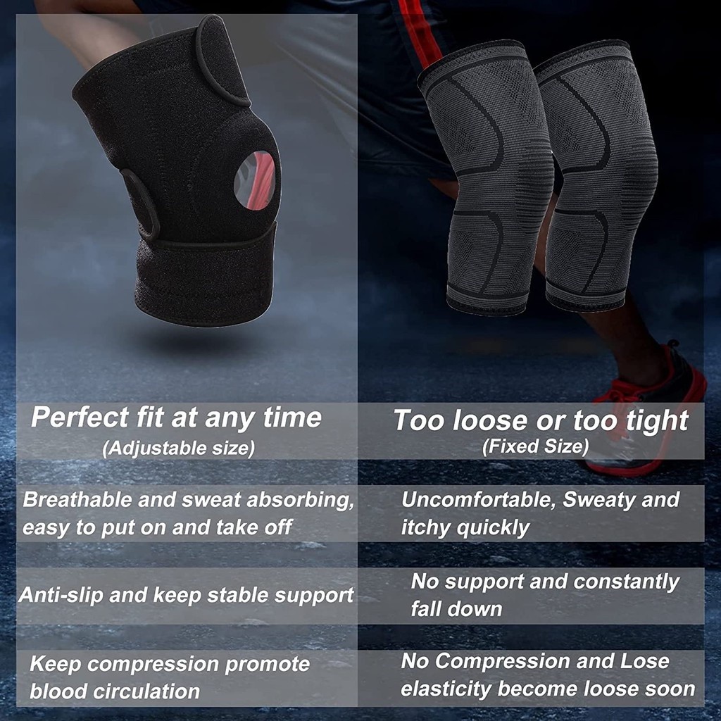Have Purpose Kenner 4 Spring Knee Guard Support Pad Brace Patella Lutut Protect Pain Quality - Image 5