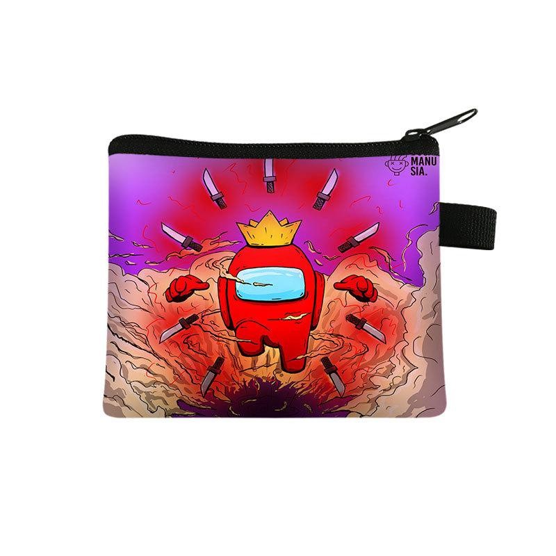 Chic Fashion Among Us Coin Wallet Student Boys Girls Card Bag Pocket Change Purse Mini Kids Cartoons Travel - Image 3