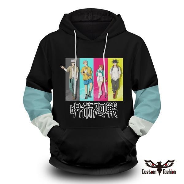 Reliable Multi 【CustomFashion】Jujutsu Kaisen Hoodie Harajuku Hoodies Anime Clothes Unisex Man Kid Jacket OverSize... - Image 3