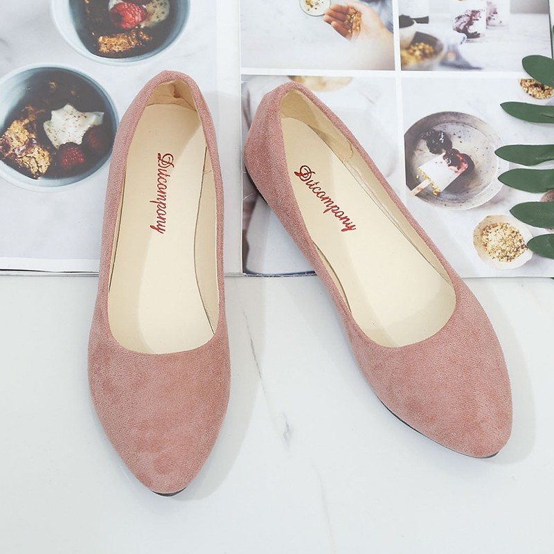 Walking Sport MAY Ladies Flat Shoes Shallow Pointed Toe Office Women Ainna - Image 4