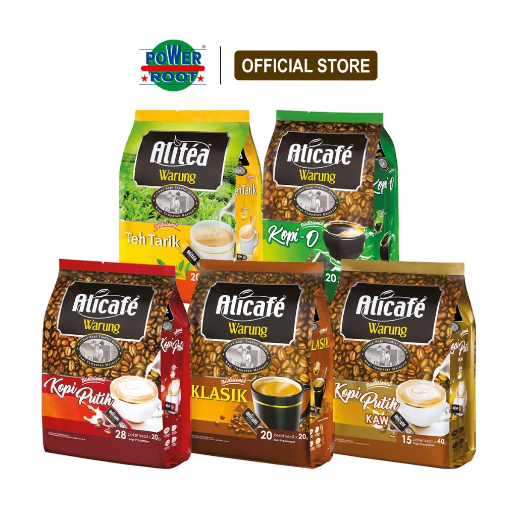 Alicafe & Alitea Warung Series | Classic | Teh Tarik | Kopi O | Kopi Putih | Kopi Putih KAW