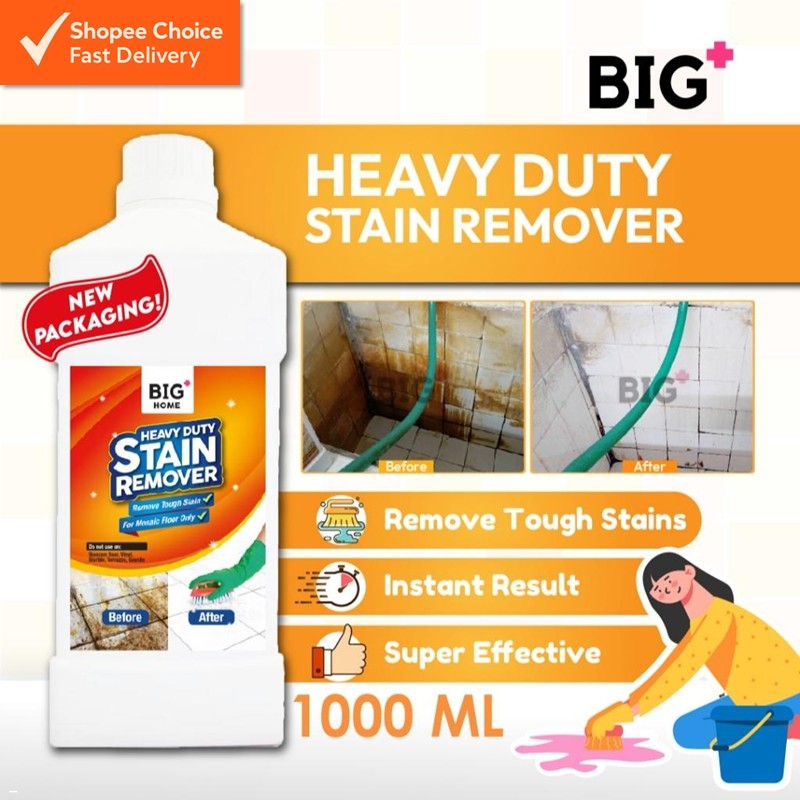 BIG+ Heavy Duty Stain Remover Toilet Bowl Floor Bathroom Cleaner Cement Tile Mop Sabun Lantai Badang
