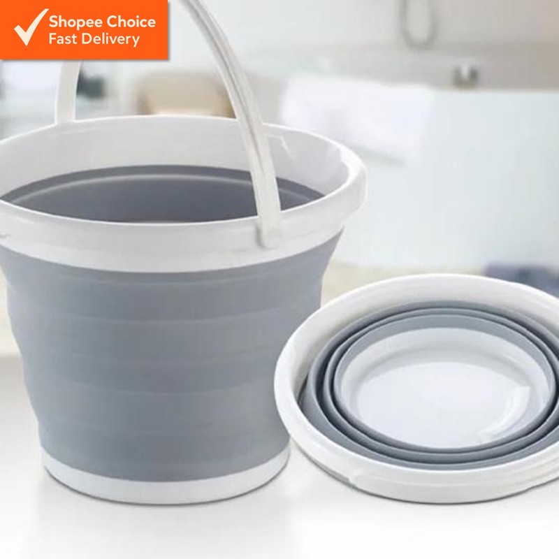 Foldable Collapsible Bucket - Versatile Water Pail for Car Washing, Outdoor Travel & Fishing