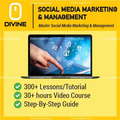 [Instant Delivery][Video Course] The Social Media Marketing & Management Masterclass | Marketing Ecommerce SEO Social