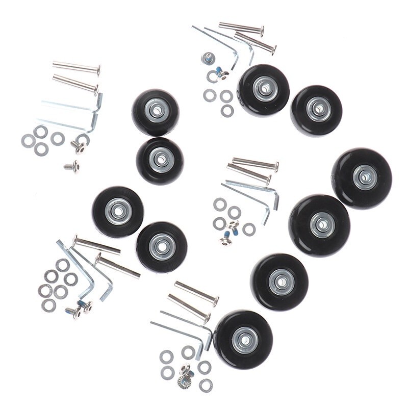 Trendy Daily 1 pair Luggage Wheels Suitcase Replacement Repair Axles Deluxe Penggantian Roda Bagasi - Image 4