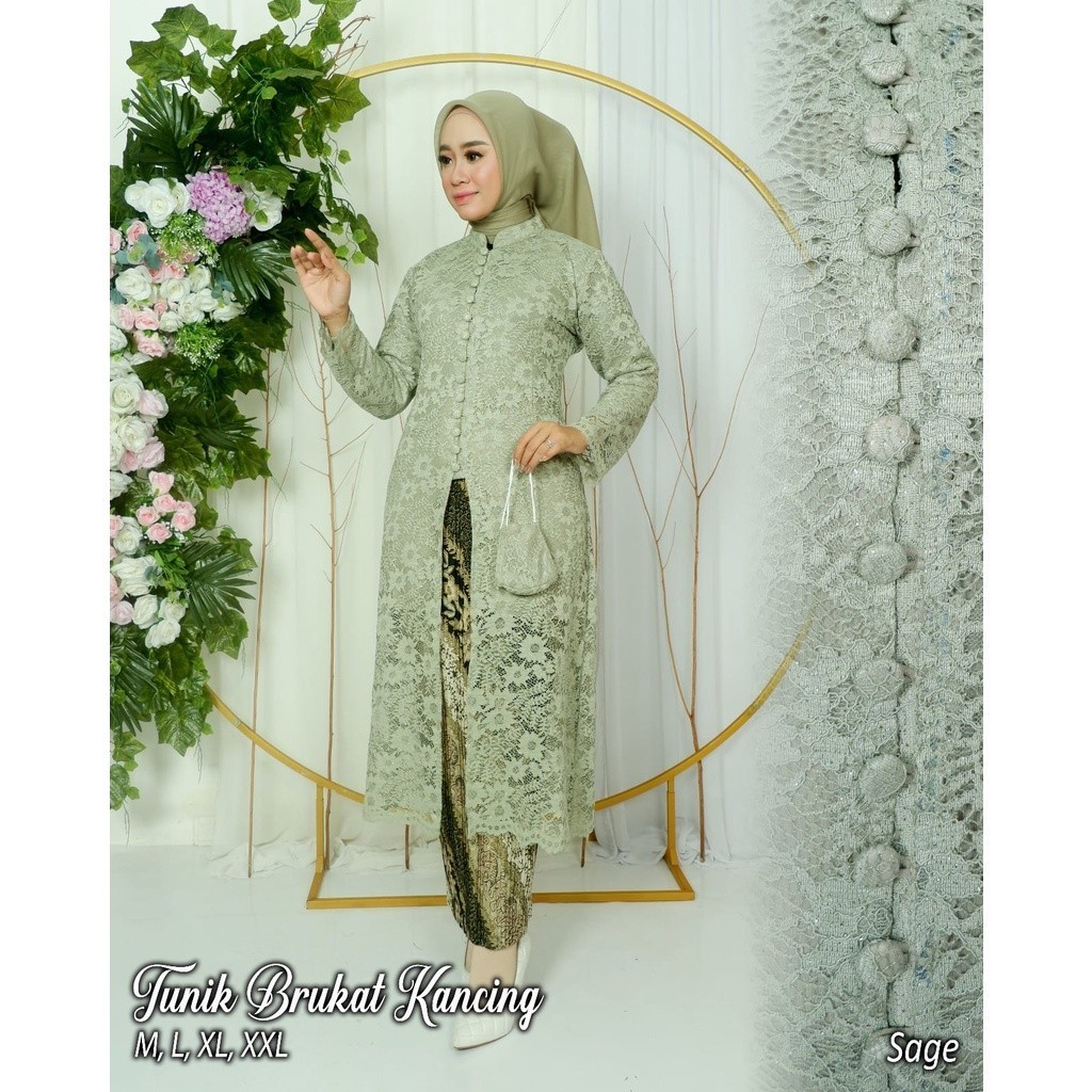 Essential Versatile Kebaya tunik brokat busui lamaran wisuda dan pernikahan Purpose Premium - Image 4