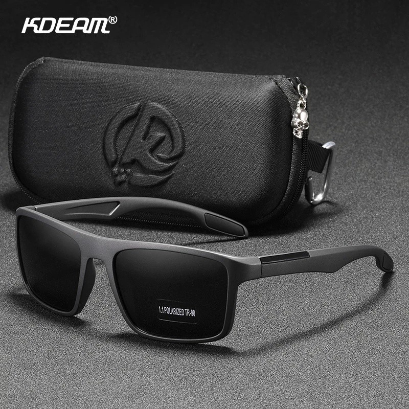 Must Multi KDEAM Ultra Light TR90 Sports Sunglasses Men Women Polarized TAC 1.1mm Thickness Lens Driving Sun Glasses - Image 3