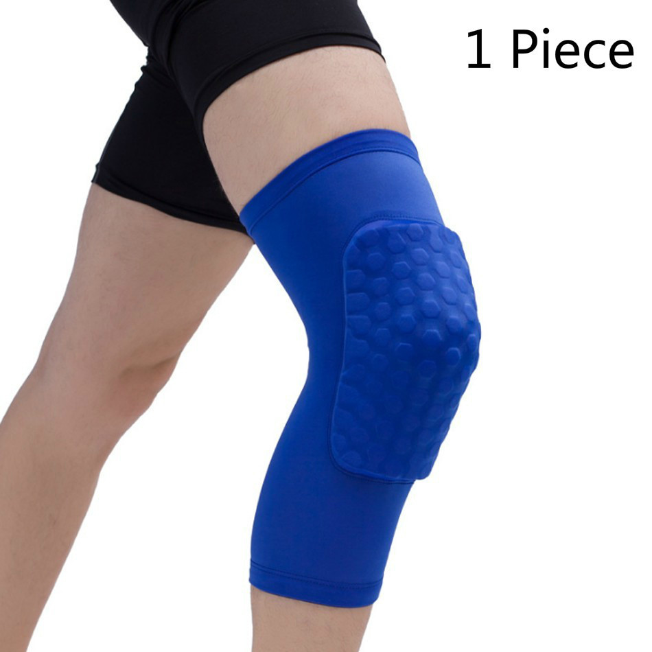 Have Reliable Worthdefence 1 Pieces Honeycomb Short Knee Pads Design Compression Leg Sleeves Kneepad Basketball Volle...