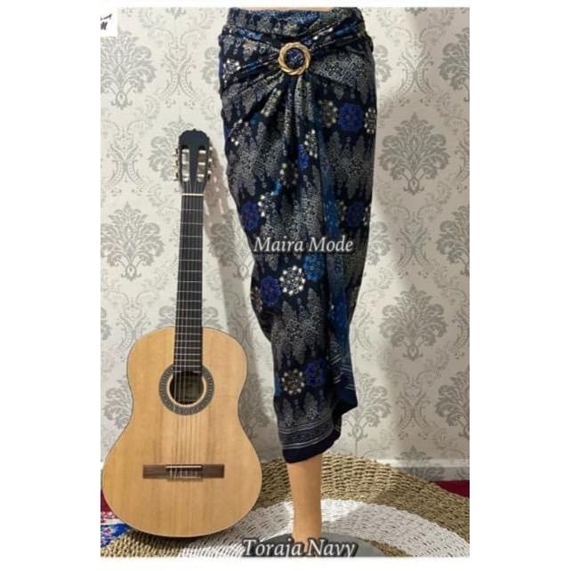 Reliable Versatile Premium batik Wrapped Skirt Drawstring Under KEBAYA - Image 4