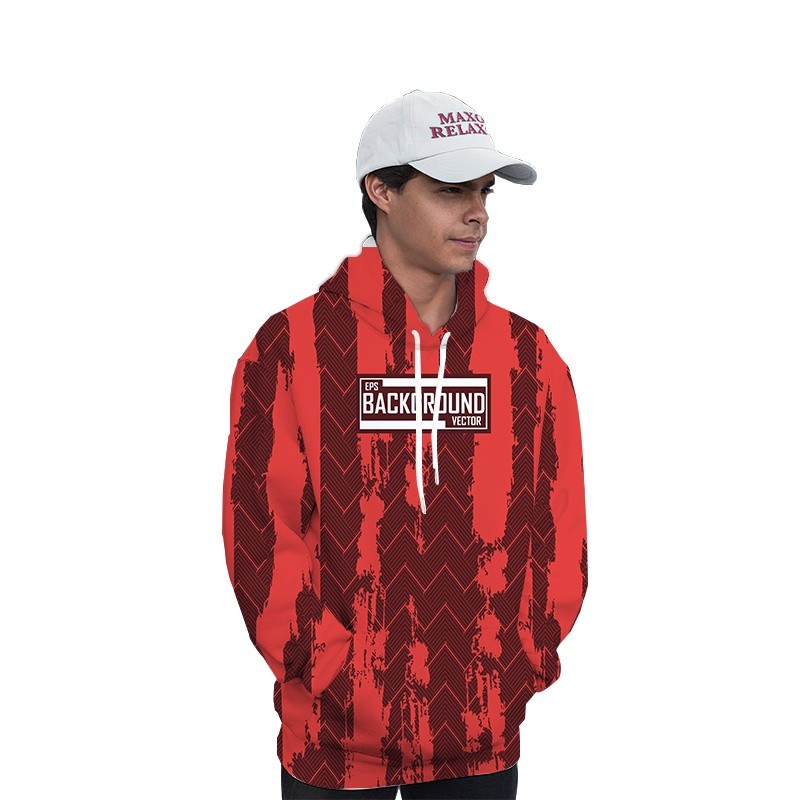 Quality Essential Jersey 3D Digital Printed Hoodie Fashion Autumn Winter Hooded Sweatshirt Foreign Trade Cross-Border... - Image 2