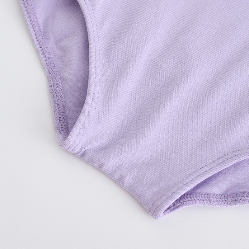 Purpose Versatile Kids Dance Costume Girls Long Sleeves Ballet Bodysuits Gymnastics Training Clothes - Image 3