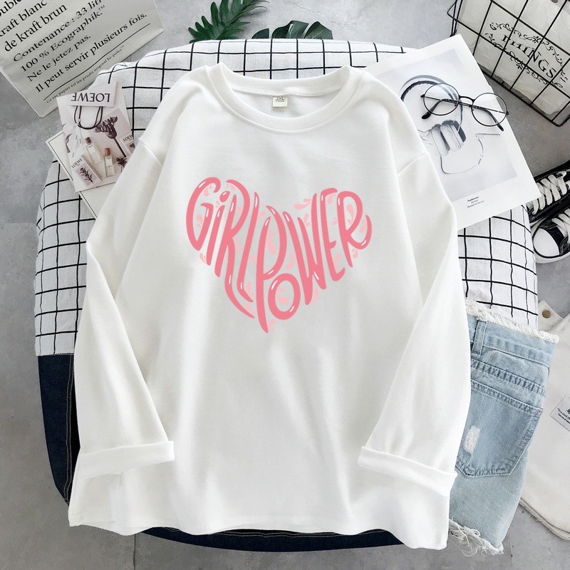 Essential Durable Plus Size 5XL 2022 New Women's T-Shirt Korean Style Fashion Butterfly Print Loose Sweatshirt Long S... - Image 3