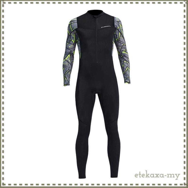Versatile Purpose Super Stretch Neoprene Wetsuit Front Zip Full Body Diving Suit One Piece Men-Snorkeling Scuba Multi - Image 4