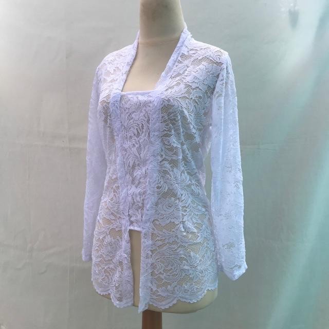 Versatile Purpose Long Sleeve Kebaya bali Brocade sofia bed Lice New - Image 2