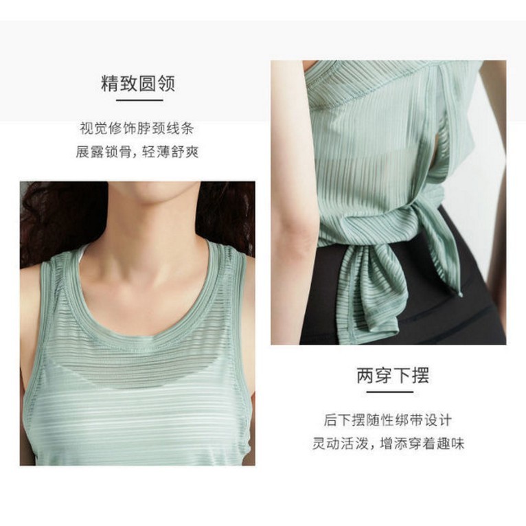 Essential Premium Women Yoga Vest Quick Drying Breathable Sport Sleeveless Beauty Back Running Fitness t shirt Gym Ta... - Image 4