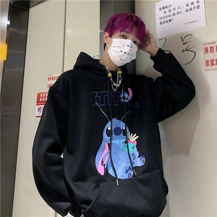 Quality Premium [] baju couple murah panjang sweet Autumn dan Winter ditambah Velvet Hooded S.weater L.elaki Wanita Ver - Image 5