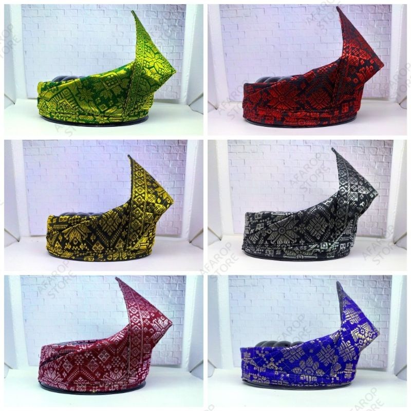 Have Essential Traditional Malay Tanjak Songket | Elegant Cultural Attire Collection - Image 3