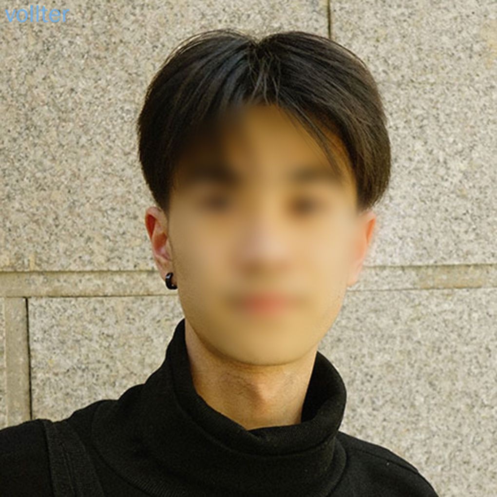 【VOLL】 1x Man Hoop Magnetic Stainless Titanium Ear Clip No Ear Piercing Hole Fake Earring