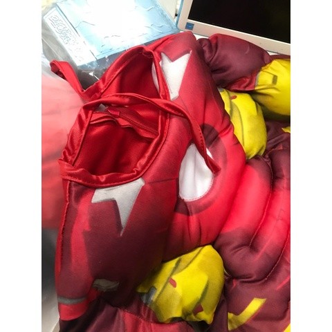 Multi Durable Boys Iron Man Cosplay Superhero Muscle Jumpsuit Kids Ironman Costumes Mask Children Clothes 3D Reliable... - Image 2