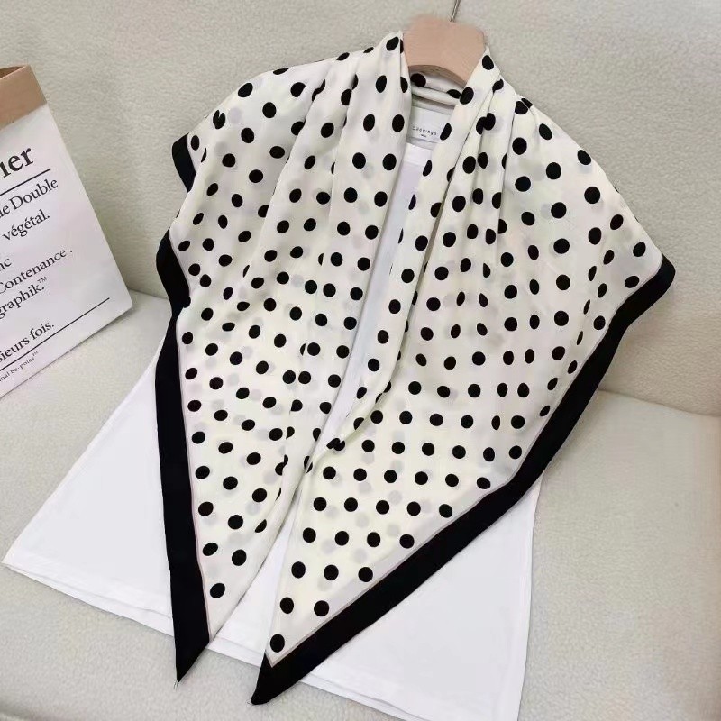 Essential Quality YUNBOBO Fashion Scarf 110x110cm twill Square Printed women Lady Shawl Reliable - Image 3