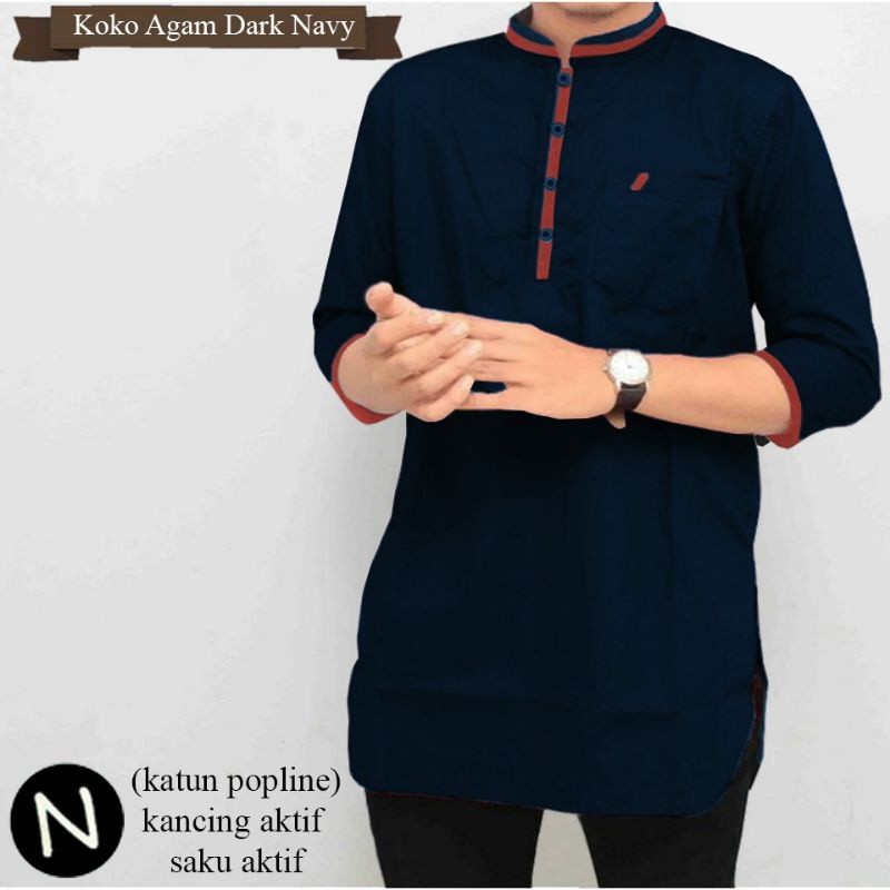 Purpose Premium 3/4 Sleeve Kurta Adult Men kurtha agam high quality - Image 5