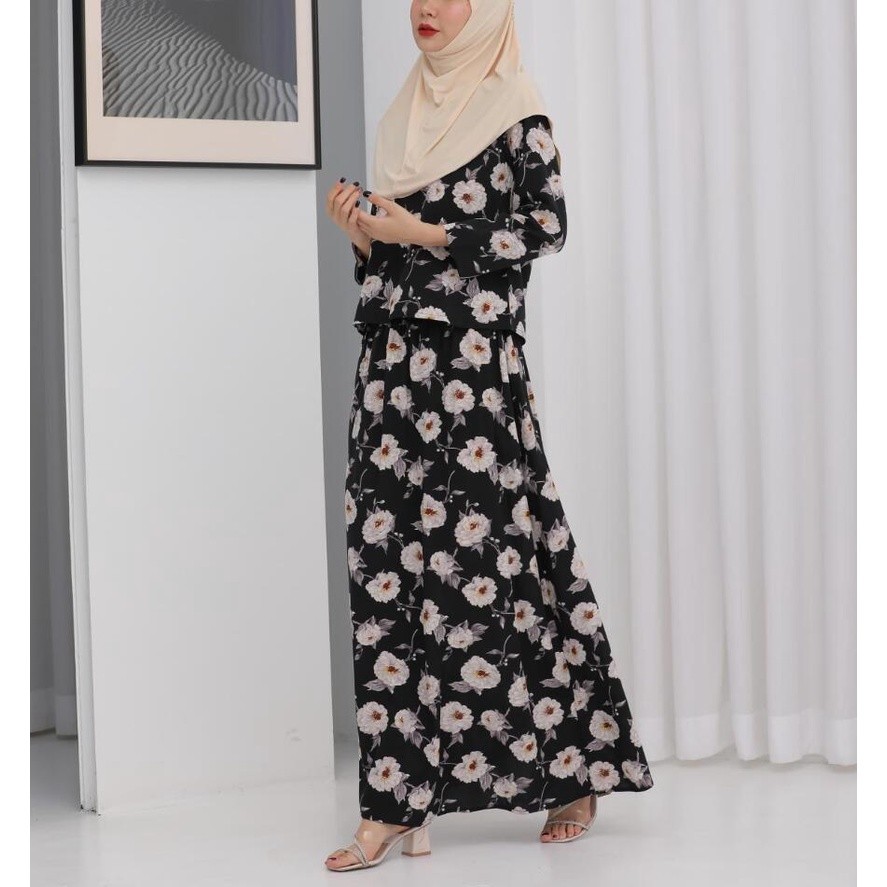 Durable Essential muslim two piece printed dress Premium Have - Image 4