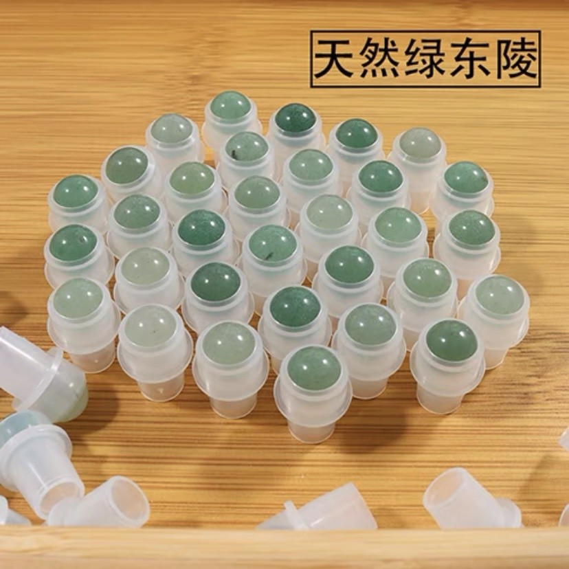 Doterra Natural Crystal Gem Roll-On Head 16-Teeth Essential Oil Bottle Replacement Cap Suitable For Doteri