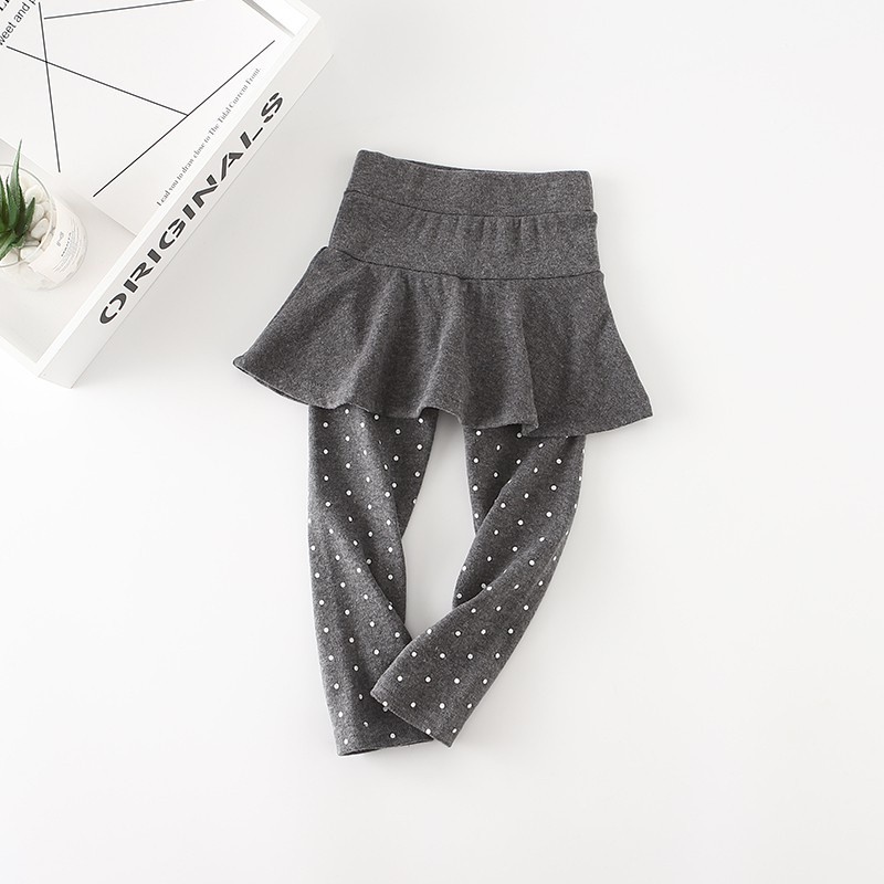 Have Multi perfect Kid Girl Cute Legging Polka Dots Skirt Pants Stretch Trousers Purpose - Image 4
