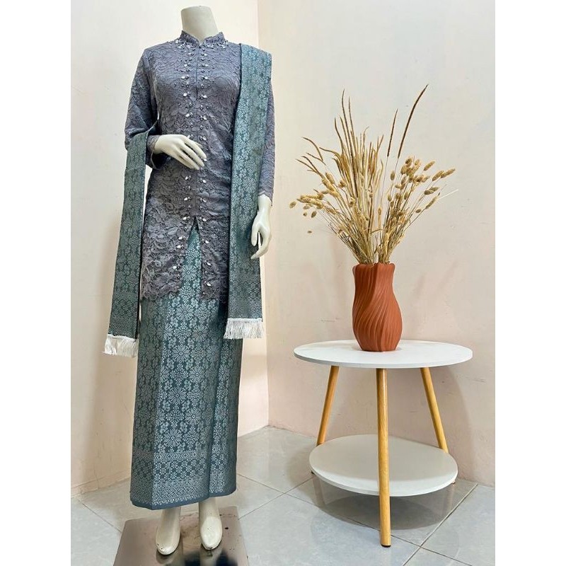 Have Must Luxury Complete KEBAYA SET/Sequin Tille SET/ SONGKET MODERN Beautiful Elegant Purpose - Image 2