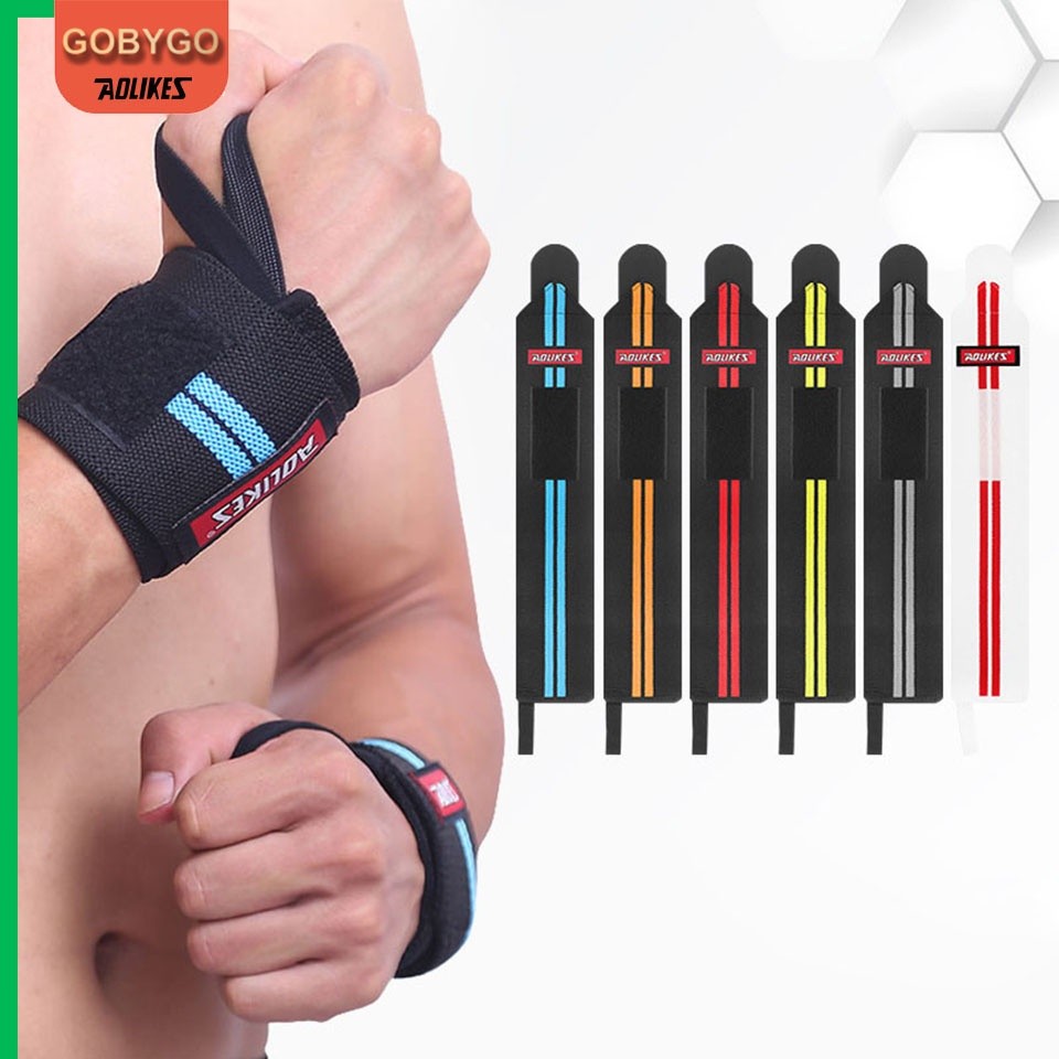 Daily Accessory AOLIKES Bar Grip Barbell Straps Wraps Hand Wrap Gym Weightlifting Wrist Training Weight Lifting Glove... - Image 5