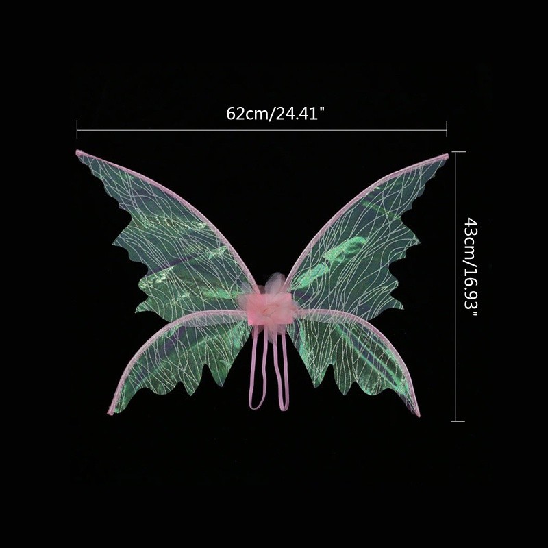 Purpose Quality royal Fairy Angel Butterfly Wing Fancy Dress Costume Kids Girls Cosplay Accessories Durable Versatile - Image 3