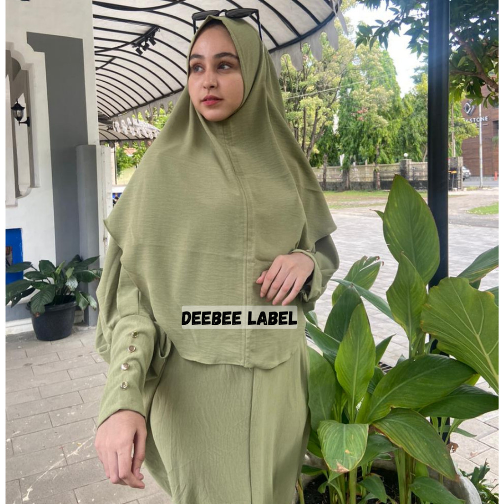 Reliable Durable Fatimah GAMIS KAFTAN ONE SET HIJAB Brocade AIRFLOW PREMIUM Quality Must - Image 3
